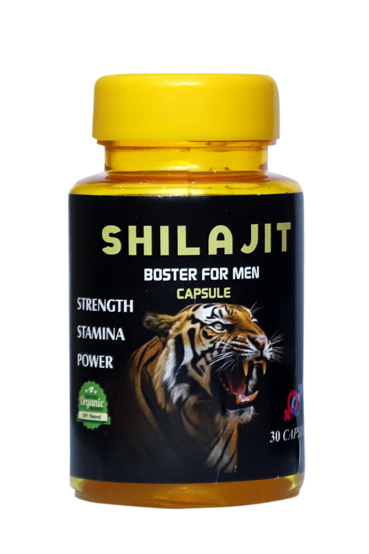 Pure Natural ingredients & Shilajit 30 capsule (1 month course